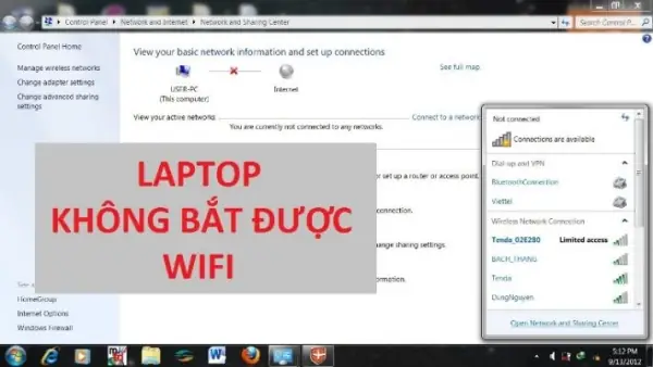 Lỗi Không Bắt Được Wifi Lỗi Không Bắt Được Wifi