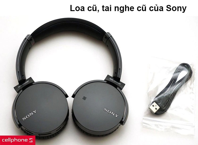 Các mẫu tai nghe Sony cũ được kiểm định chất lượng