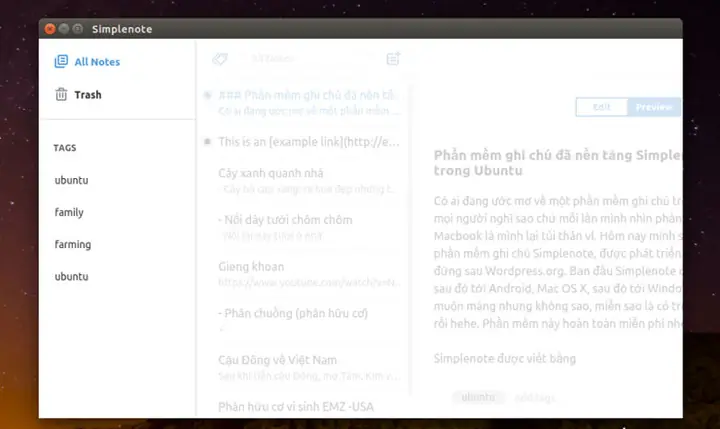 Simplenote Phần Mềm Note Trên Máy Tính