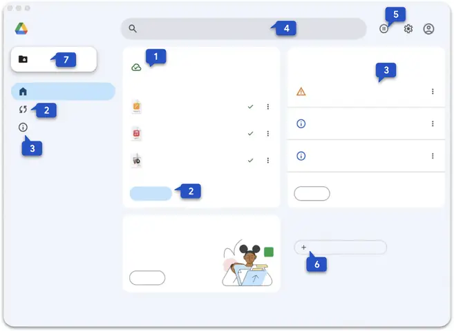 Sử Dụng Các Tính Năng Chính Trong Ứng Dụng Google Drive Cho Máy Tính
