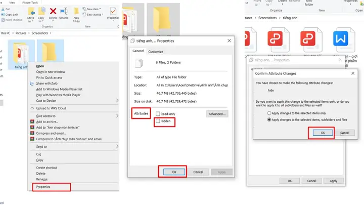 Cách Ẩn Nhiều File Vào Thư Mục Ẩn Trên Pc