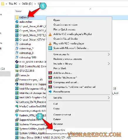 Phương Pháp 2: Ẩn Folder Bằng Command Prompt (dòng Lệnh)