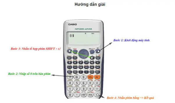 Cách Tính Giai Thừa Trên Máy Tính