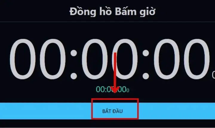 Hướng Dẫn Bấm Giờ Trên Máy Tính Bằng Phần Mềm Online