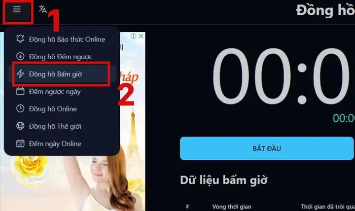 Hướng Dẫn Bấm Giờ Trên Máy Tính Bằng Phần Mềm Online