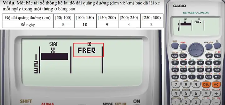 Bước 1: Chuyển Đổi Và Nhập Dữ Liệu Vào Chế Độ Thống Kê (stat)