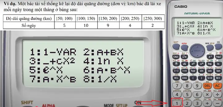 Bước 1: Chuyển Đổi Và Nhập Dữ Liệu Vào Chế Độ Thống Kê (stat)