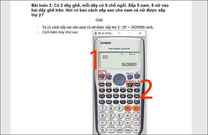 Áp Dụng Cách Bấm Máy Tính Hoán Vị Chỉnh Hợp Tổ Hợp Giải Các Bài Tập Xác Suất Áp Dụng Cách Bấm Máy Tính Hoán Vị Chỉnh Hợp Tổ Hợp Giải Các Bài Tập Xác Suất