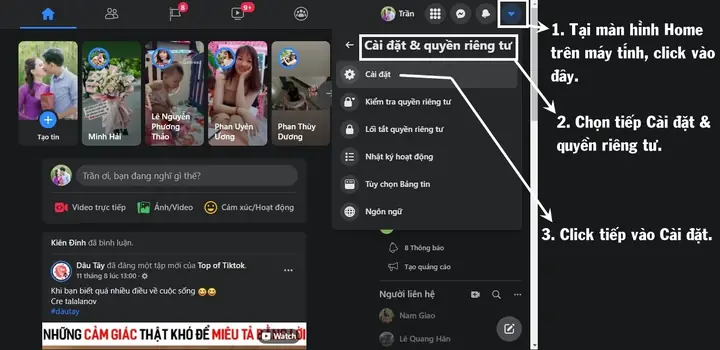 Bật Tắt Thông Báo Facebook Từ Cài Đặt Của Chính Nó Bật Tắt Thông Báo Facebook Từ Cài Đặt Của Chính Nó