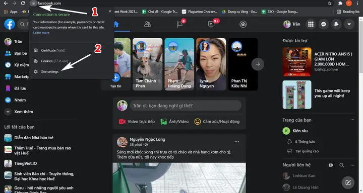 Bật Tắt Thông Báo Facebook Từ Thanh Địa Chỉ Bật Tắt Thông Báo Facebook Từ Thanh Địa Chỉ