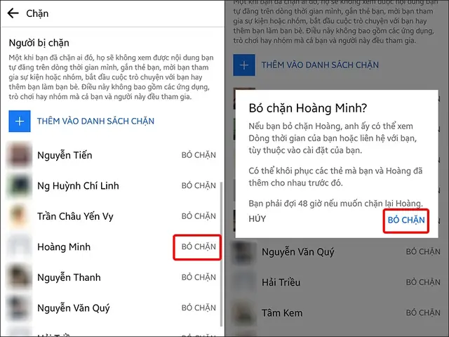 Cách Bỏ Chặn Facebook Trên Điện Thoại
