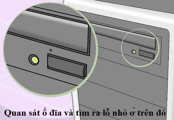 Cách Mở Ổ Đĩa Máy Tính Bàn Bằng Kẹp Giấy