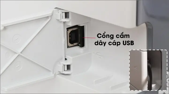 Bước 1: Kết Nối Máy In Canon 2900 Với Máy Tính Bước 1: Kết Nối Máy In Canon 2900 Với Máy Tính