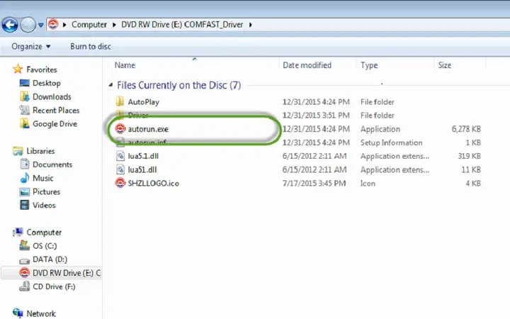 Bước 1:cài Đặt Driver Usb Wifi Cho Window Bước 1:cài Đặt Driver Usb Wifi Cho Window