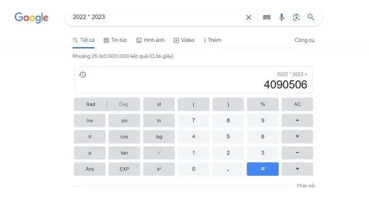 Làm Toán Trên Google