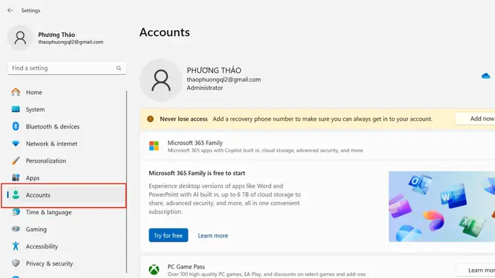 Cách Cài Đặt, Thay Đổi Mật Khẩu Cho Máy Tính Windows 11
