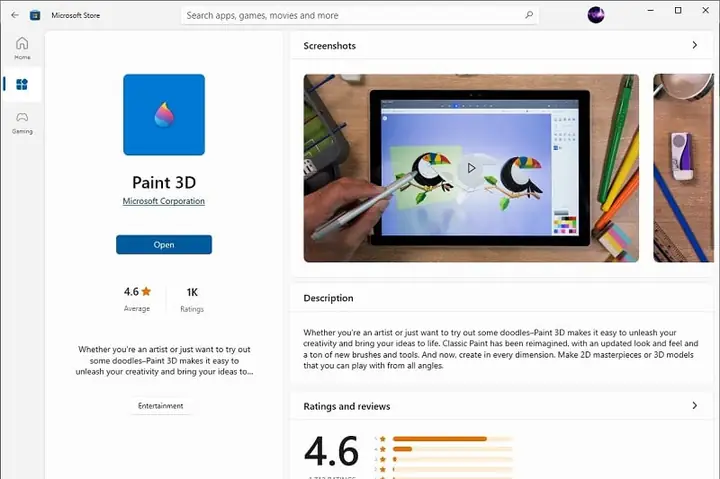 Các Bước Cắt Ảnh Bằng Paint 3d