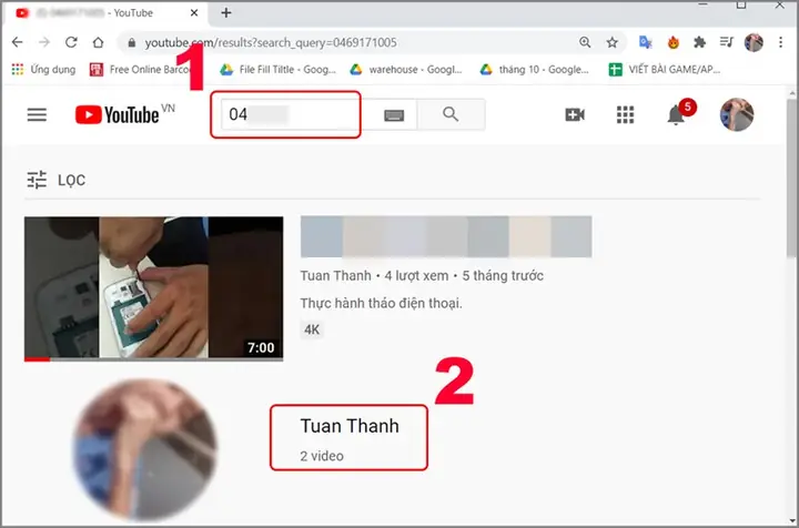 Trên Máy Tính