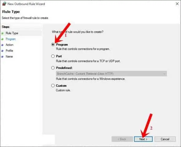 Chặn Chơi Game Online Bằng Firewall Thủ Công