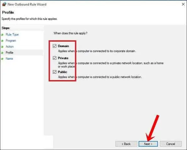 Chặn Chơi Game Online Bằng Firewall Thủ Công