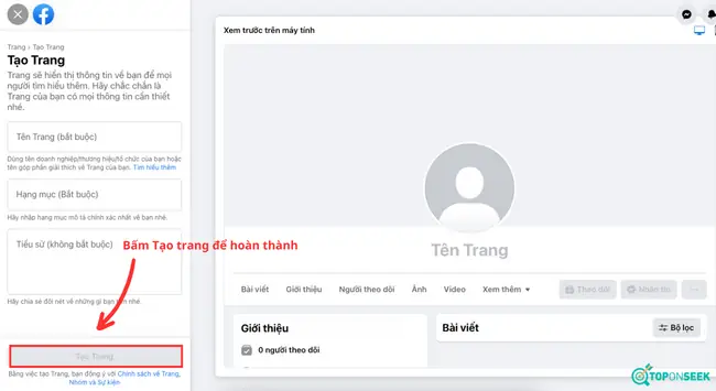 Cách Tạo Website Bán Hàng Bằng Facebook Trên Máy Tính