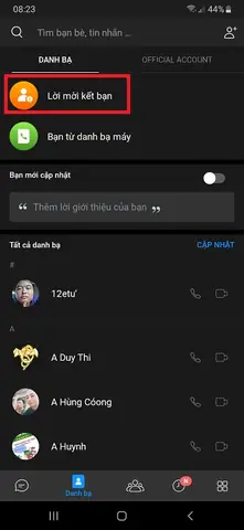 Chặn Tin Nhắn Zalo Từ Người Lạ