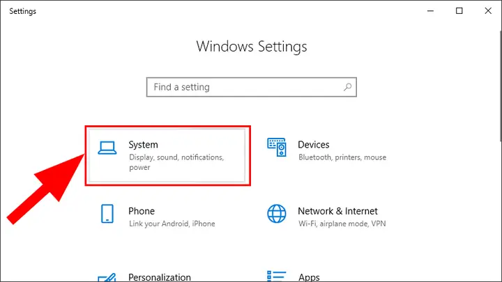 Điều Chỉnh Bằng Settings