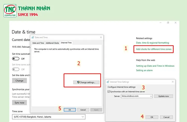Hướng Dẫn Cách Chỉnh Giờ Trên Máy Tính Windows 10, Windows 11: Hướng Dẫn Cách Chỉnh Giờ Trên Máy Tính Windows 10, Windows 11: