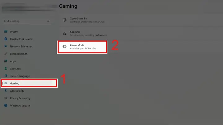 Bật Chế Độ Game Mode Trên Windows