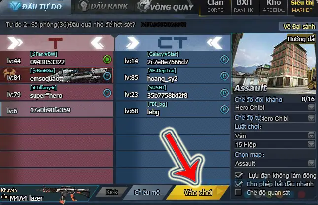 Cách Chơi Game Truy Kích Không Cần Cài Đặt