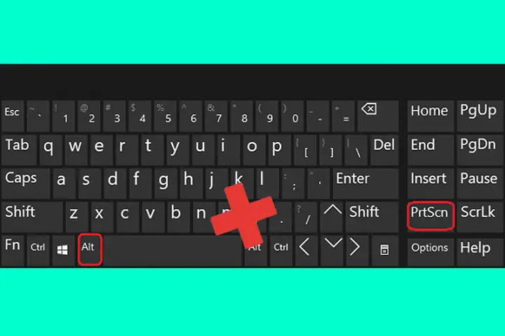 Sử Dụng Tổ Hợp Phím Alt + Printscreen