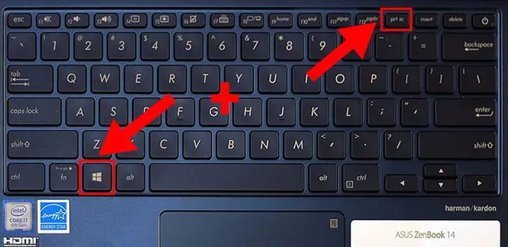 Tổ Hợp Phím Windows + Print Screen