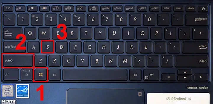Tổ Hợp Phím Windows + Shift + S