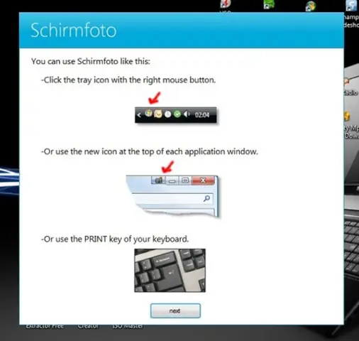 Schirmfoto