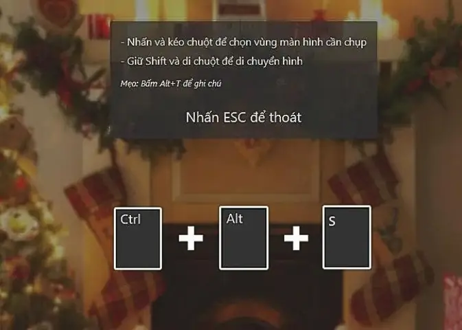 Dùng Tổ Hợp Phím Ctrl + Alt + S
