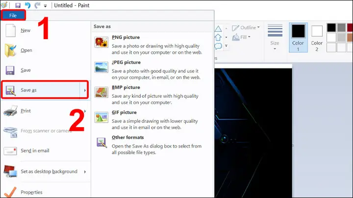 Nút Print Screen