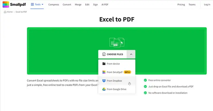 Cách Cắt File Excel Và Chia Sẻ Qua Zalo Bằng Smallpdf