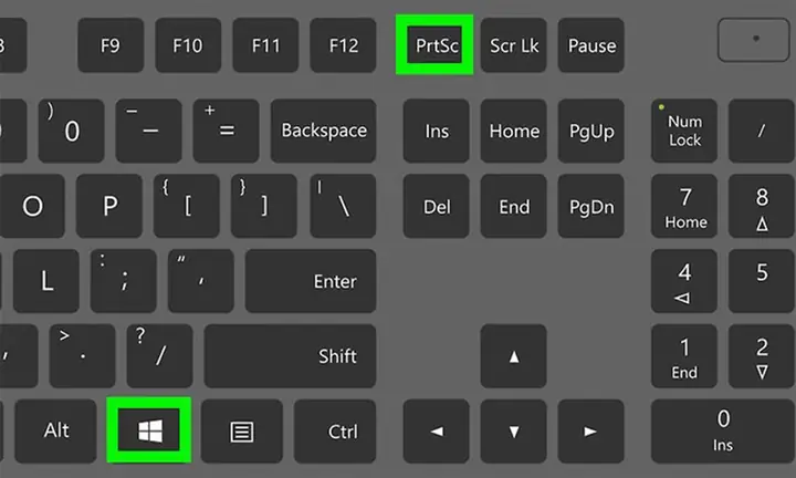 Chụp Ảnh Màn Hình Win 10 Bằng Cách Dùng Tổ Hợp Phím Windows + Print Screen