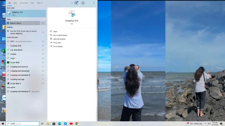 Sử Dụng Snipping Tool/ Snip & Sketch Trên Windows