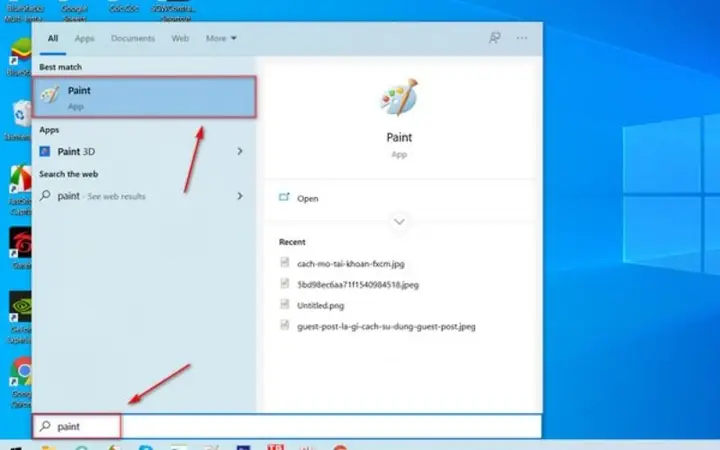 Cách Chụp Ảnh Màn Hình Laptop, Máy Tính Bằng Paint