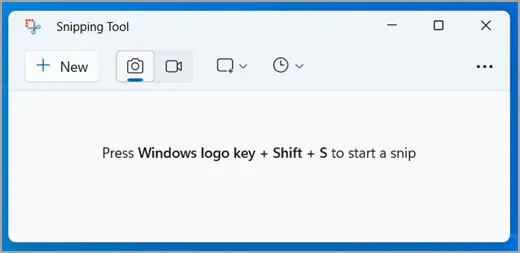 Giao Diện Công Cụ Cắt Trong Windows 11.