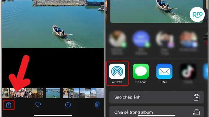 Chuyển Ảnh Bằng Airdrop Chuyển Ảnh Bằng Airdrop