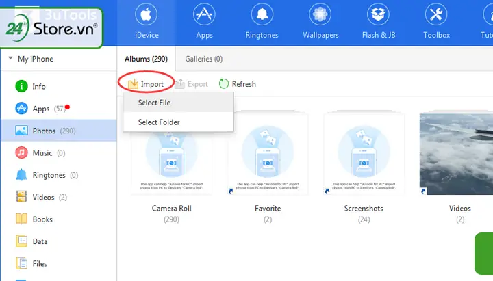 Hướng Dẫn Copy Video Vào Iphone Bằng Công Cụ 3utools Hướng Dẫn Copy Video Vào Iphone Bằng Công Cụ 3utools