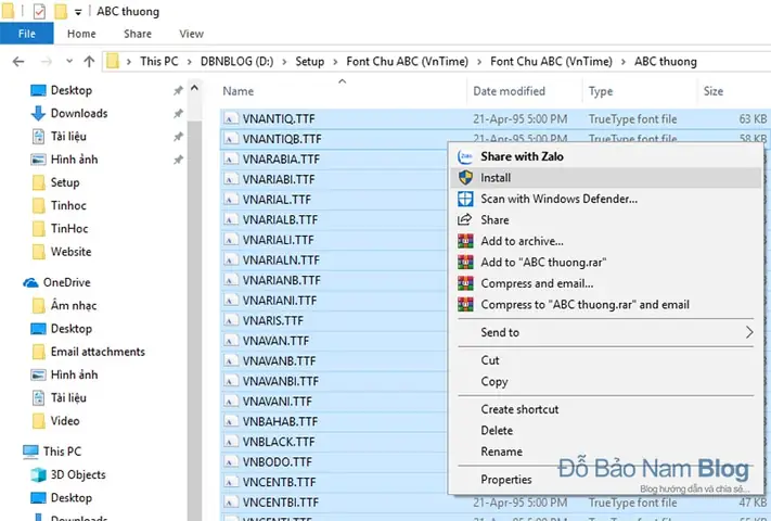Cách Copy Font Chữ Vào Máy Tính Win 7 Đơn Giản, Hiệu Quả
