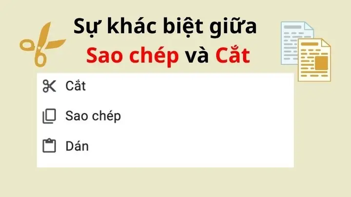 Sự Khác Biệt Giữa Sao Chép Và Cắt Sự Khác Biệt Giữa Sao Chép Và Cắt