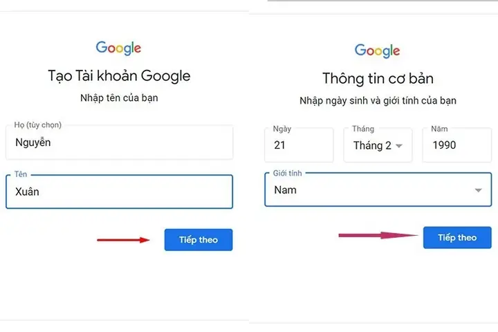 Tạo Tài Khoản Google Trên Máy Tính Tạo Tài Khoản Google Trên Máy Tính