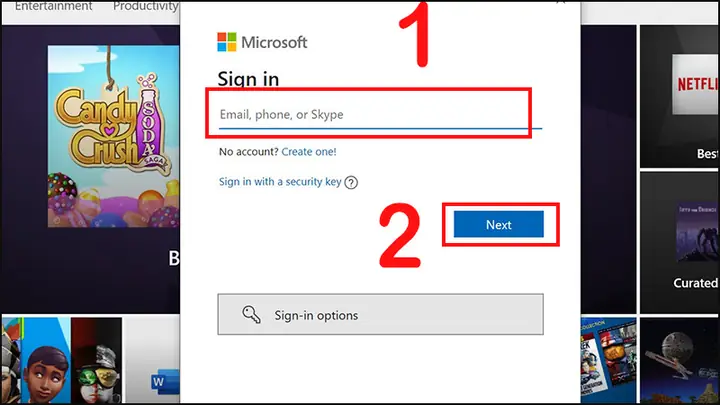 Cách Đăng Nhập Tài Khoản Microsoft Bằng Microsoft Store