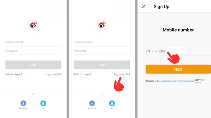 Đăng Nhập Weibo Không Cần Mật Khẩu Bằng Số Điện Thoại Đăng Nhập Weibo Không Cần Mật Khẩu Bằng Số Điện Thoại