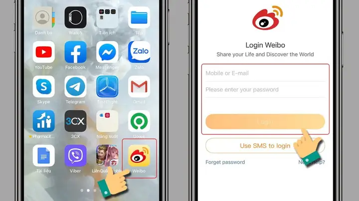 Cách Đăng Nhập Weibo Trên Điện Thoại Bằng Gmail Hoặc Số Điện Thoại Cách Đăng Nhập Weibo Trên Điện Thoại Bằng Gmail Hoặc Số Điện Thoại
