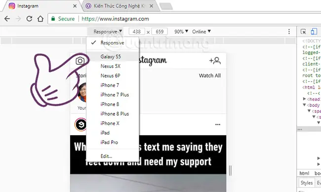 Đăng Ảnh Lên Instagram Từ Máy Tính Trên Chrome